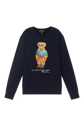 Bear Print Sweatshirt
